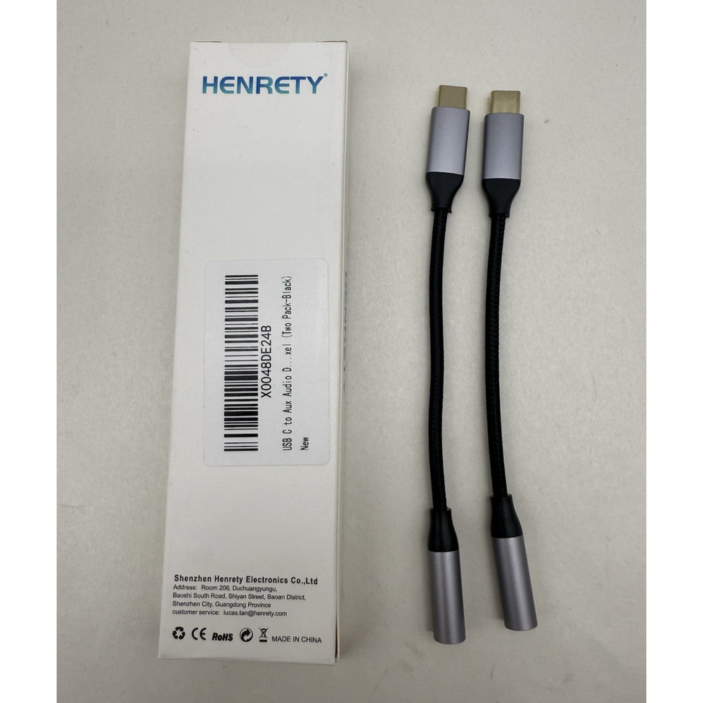 USB C to Aux Audio Dongle Cable Cord, Type C to 3.5Mm Female Headphone Jack Adap